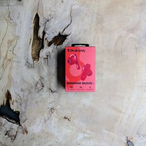 Skullcandy Smokin' Buds True Wireless Earbuds - Red